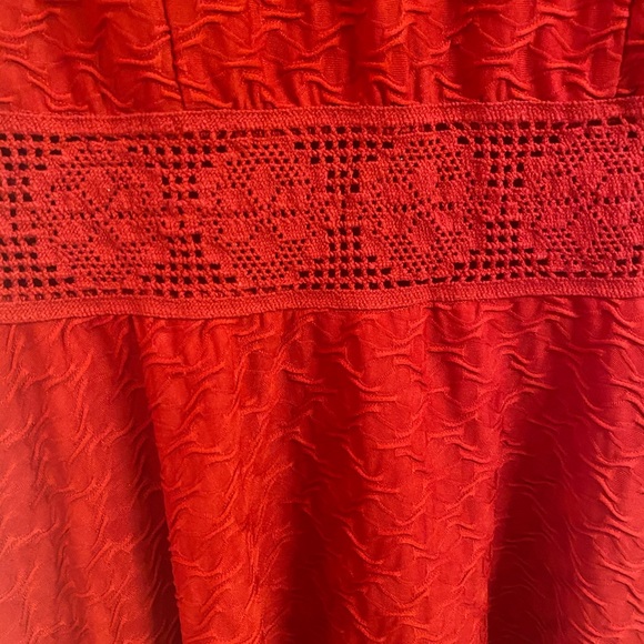 Red  skater flare dress 💋 - Picture 2 of 10